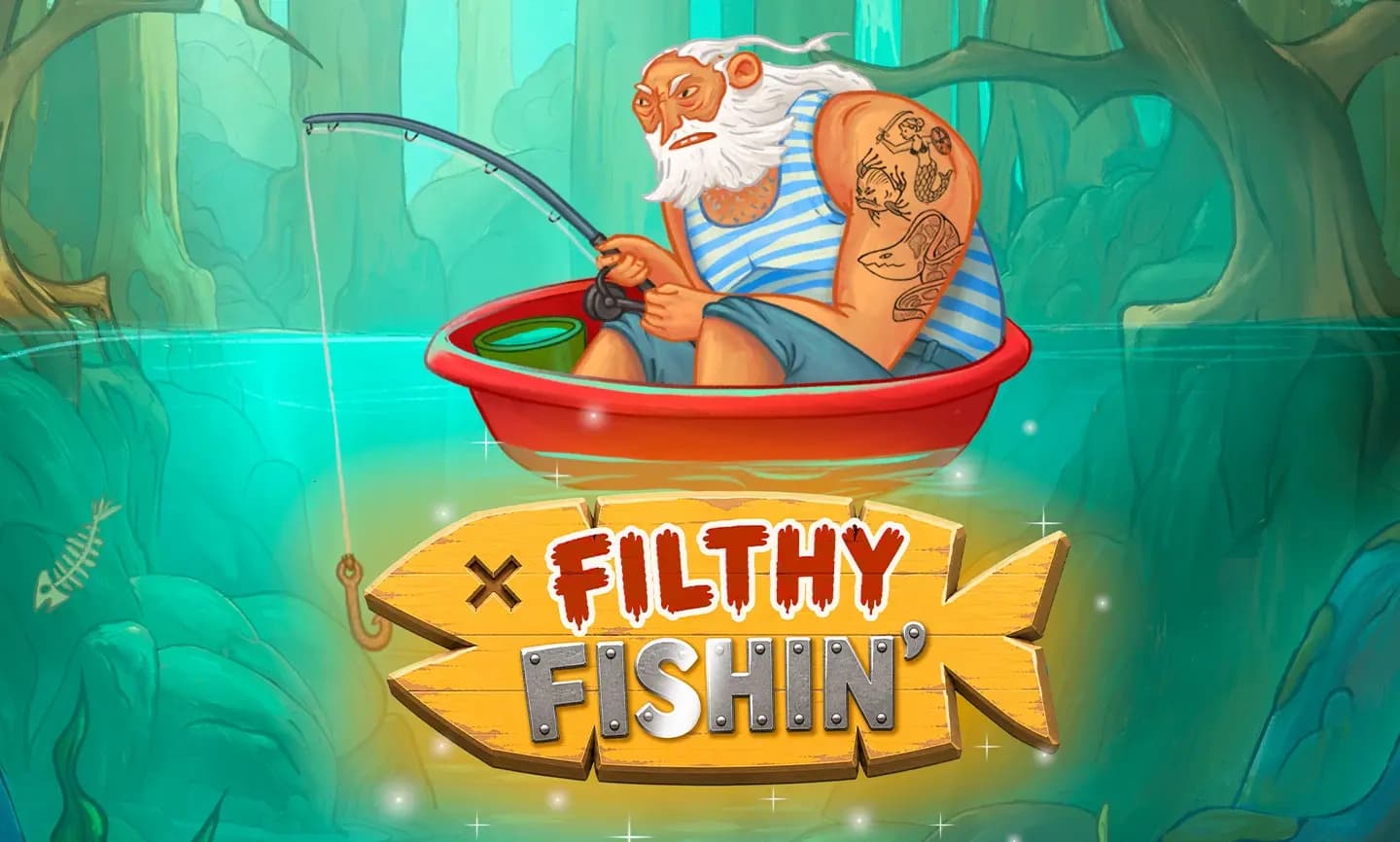 Filthy Fishin' — upcoming casino game billboard | Riddec Games