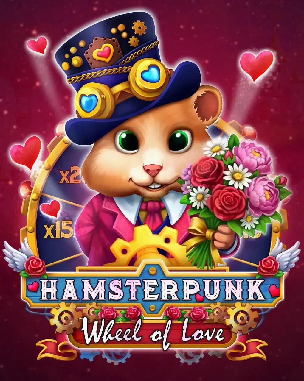 Hamsterpunk Wheel of Love — online casino game poster | Riddec Games