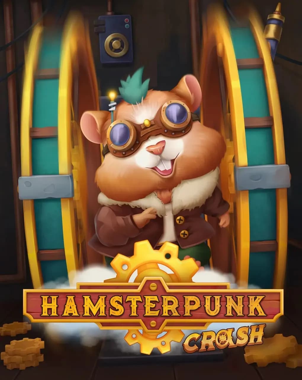 Hamsterpunk Crash — online casino game poster | Riddec Games