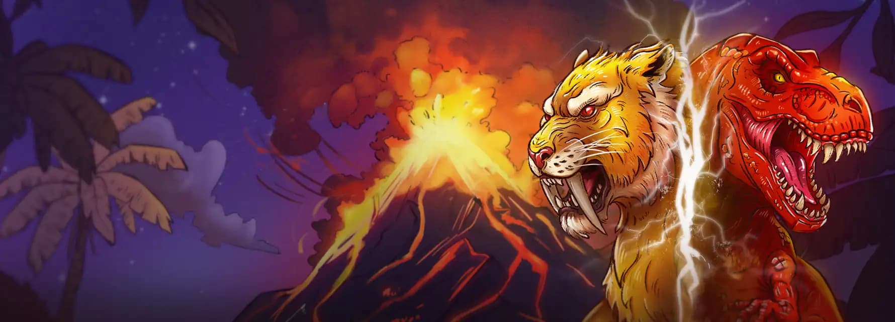 Primal Fury — casino game hero banner | Riddec Games
