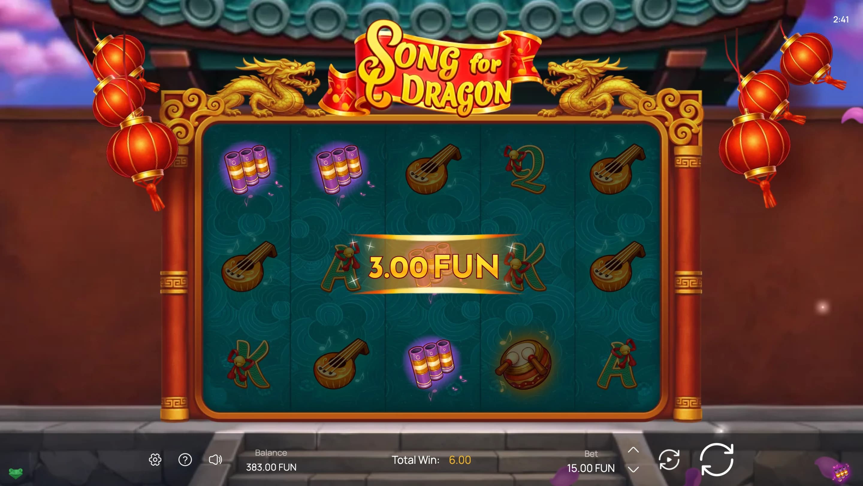 Song for Dragon — Bet Ways feature screenshot | Riddec Games