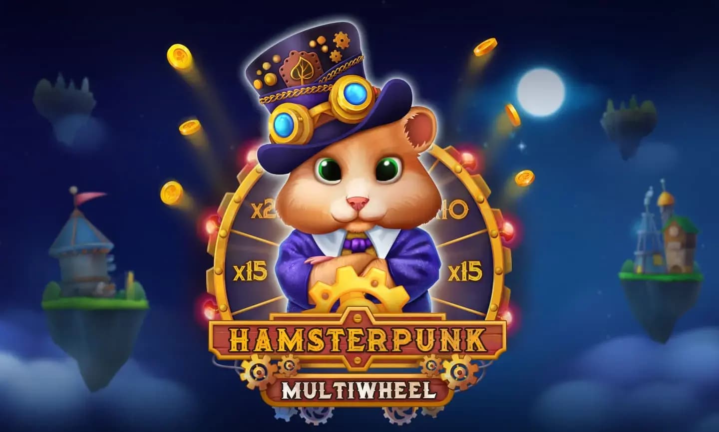 Hamsterpunk Multiwheel — online casino game poster | Riddec Games