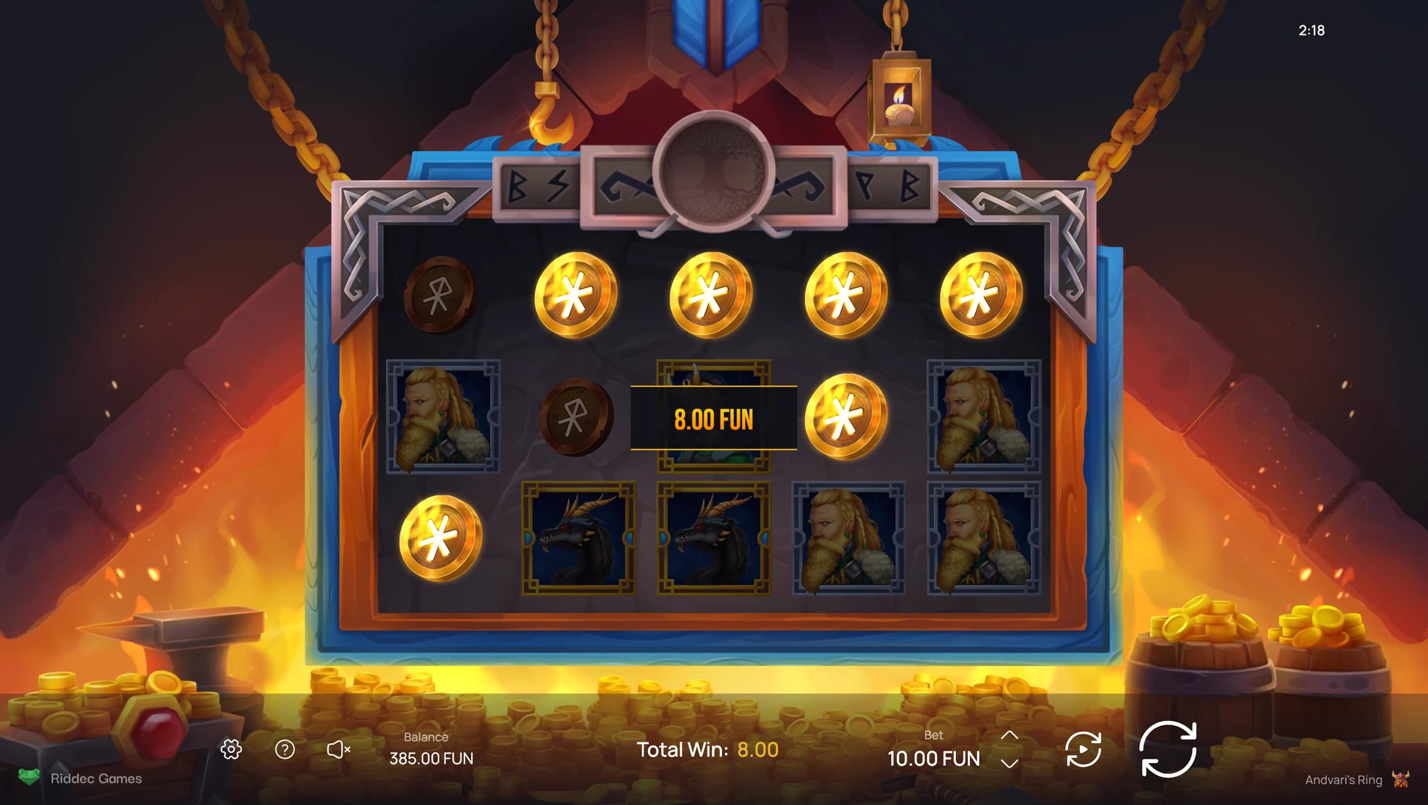 Andvari's Ring — Bet Ways feature screenshot | Riddec Games