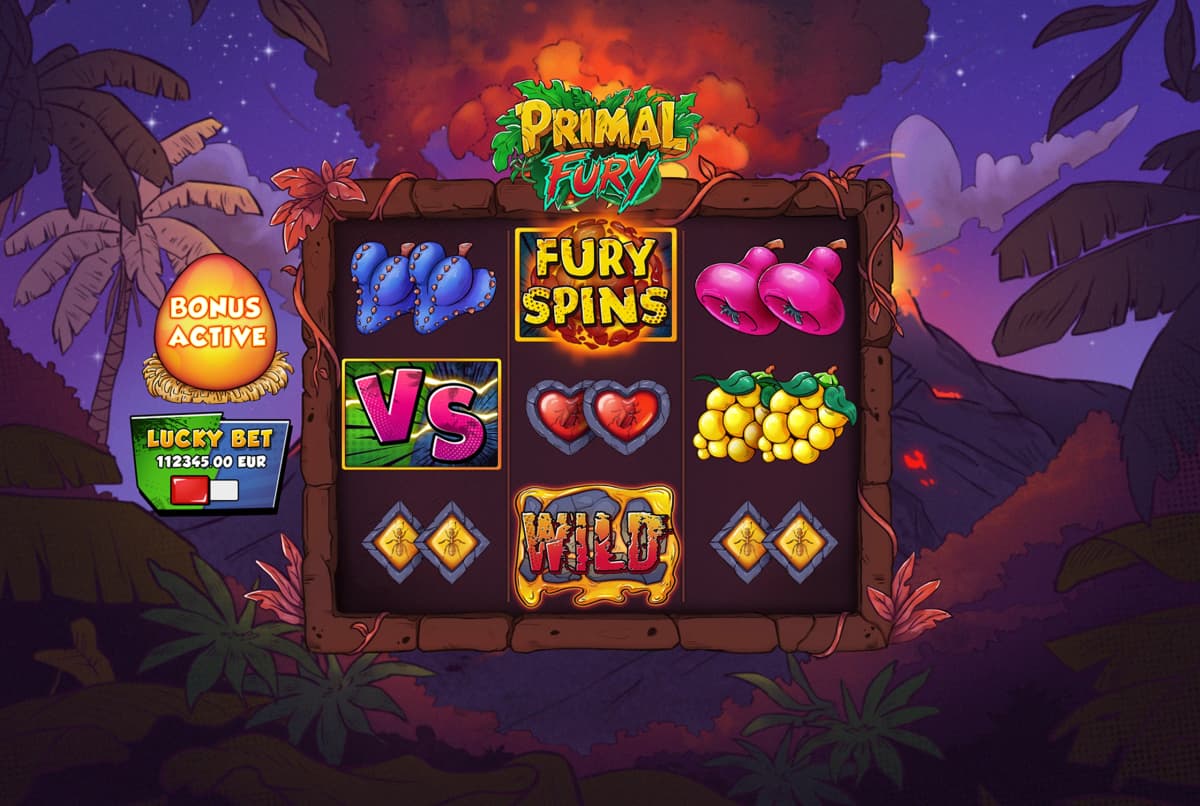 Primal Fury — game logo and key art | Riddec Games