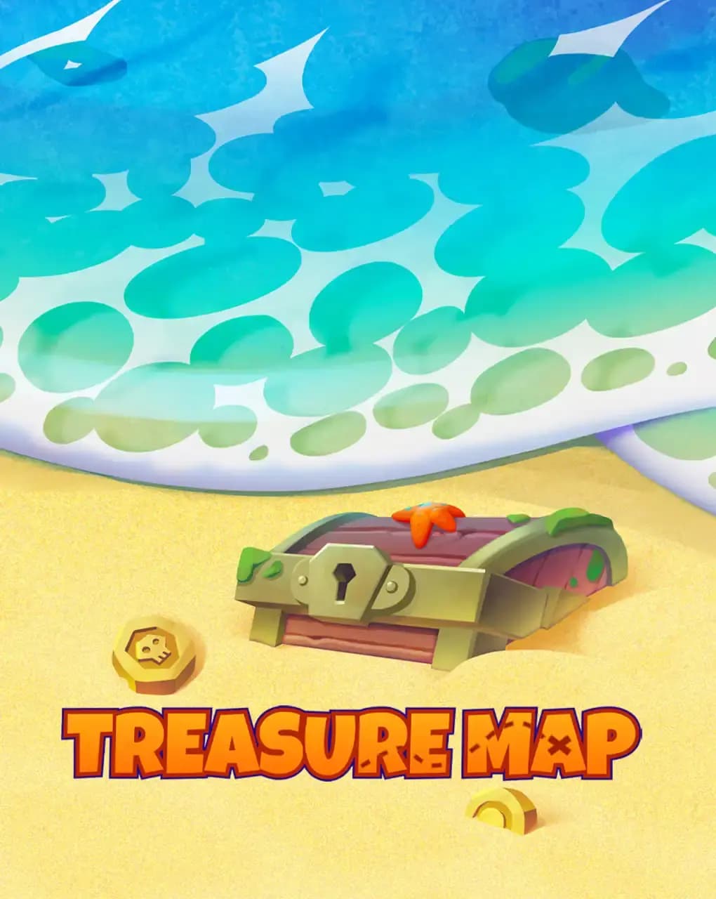 Treasure Map — online casino game poster | Riddec Games