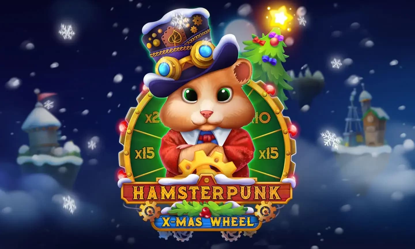 Hamsterpunk X-mas Wheel — online casino game poster | Riddec Games
