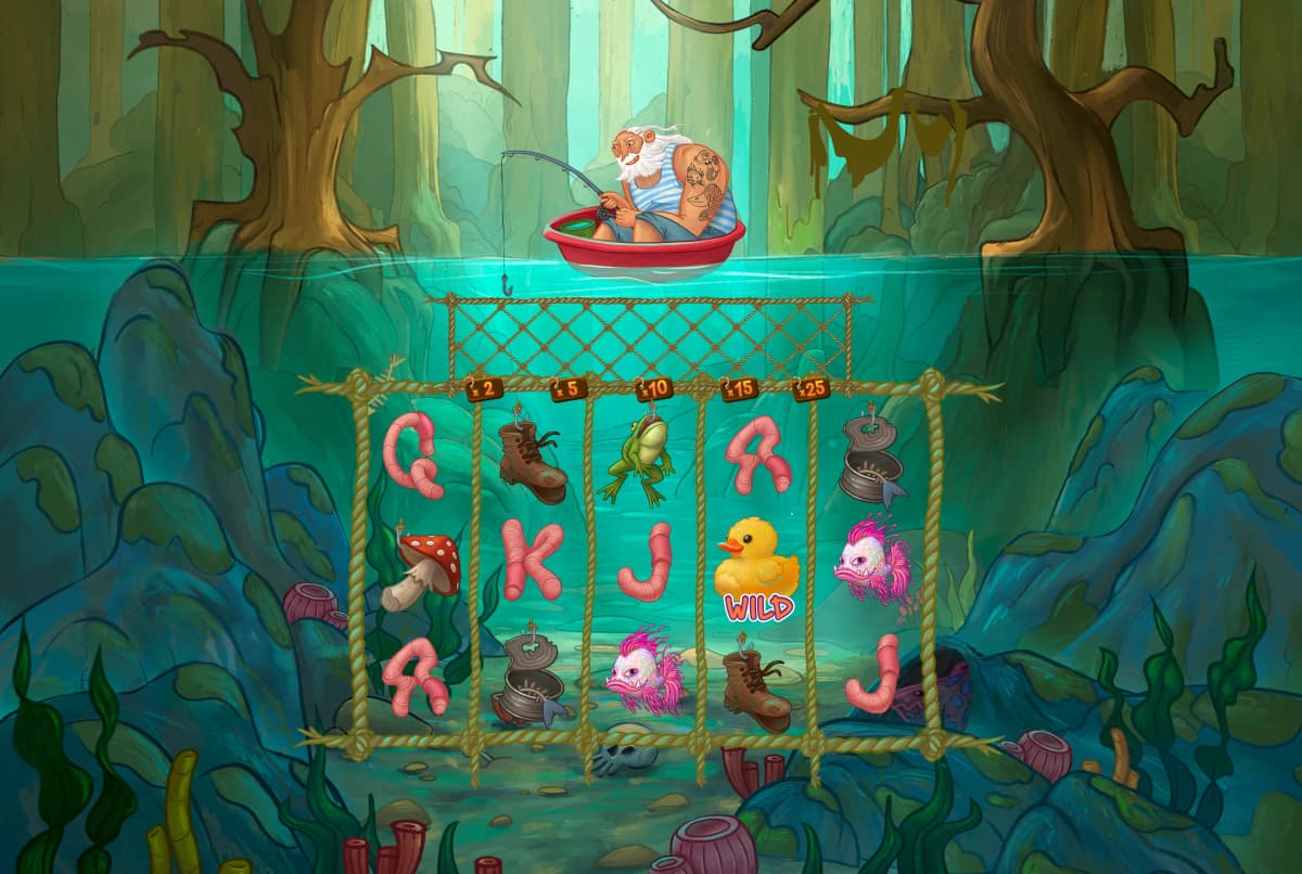 Filthy Fishin' — game logo and key art | Riddec Games