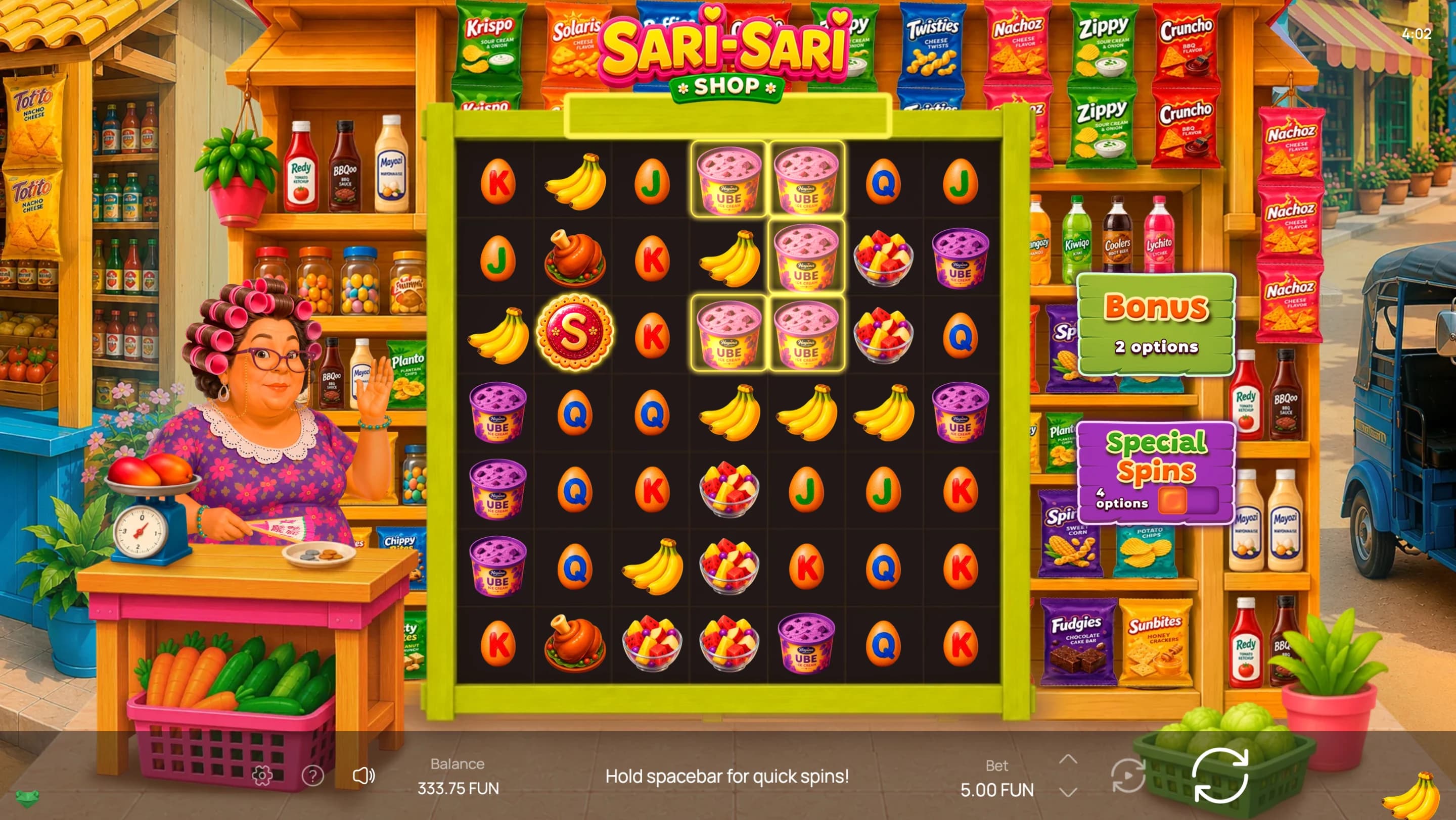 Sari-Sari Shop — Cluster Pays feature screenshot | Riddec Games